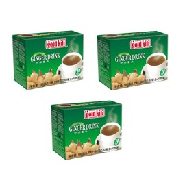 Pamai Pai® Dreierpack: Instant Ingwer Tee Dreierpack: 3 x 180g Gold Kili Ginger Drink Heißgetränk