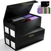 RyshePro Trading Card Storage Box with Magnetic Closure for 2400+