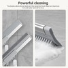 43" Rubber Floor Squeegee & Carpet Rake for Pet Hair