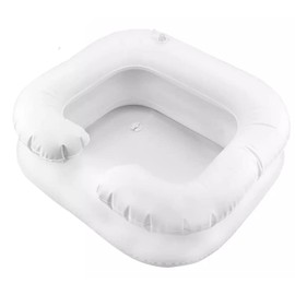 UK Seller | Inflatable Hair WASH Basin | Free Pump | Shampoo Bathing AID | WASH Hair in Bed Blow UP Bowl