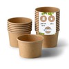 BIOZOYG Soup Cups to Go, Pack of 25, 200 ml