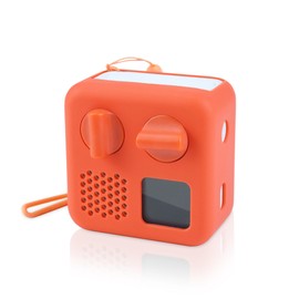 Jacket Compatible with Yoto Mini Player (2024 Edition), Silicone Cover Only, Orange