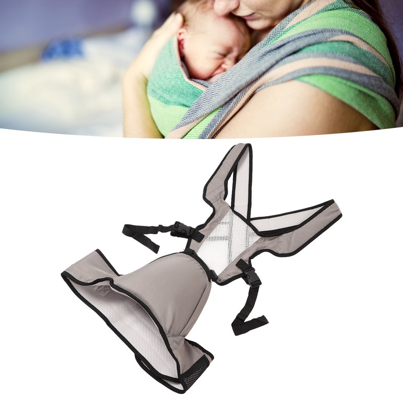 Baby Carrier with Hip Seat Adjustable Strap Ergonomic Breathable Mesh