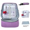 Haroranax Sewing Machine Case with Wheels, Detachable Rolling Sewing Machine