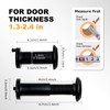MEINUOKA 200°Wide Angle Door Viewer Peephole with Privacy Cover, Fits