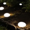 Yesinaly Solar Powered Outdoor Lights - Waterproof Garden Path Lighting,