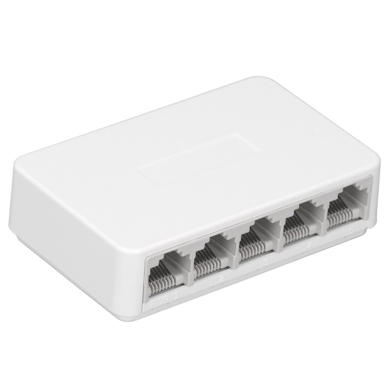 Ethernet Network Switch 5 Ports Ethernet Splitter 1.0Gbps Network Switch