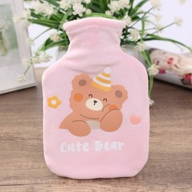 Hello Bear thermal water bag (200ml) (pink)