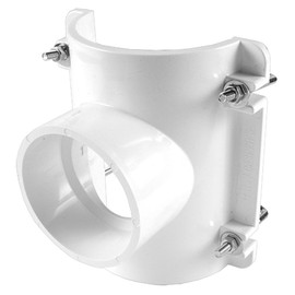 Oatey 4 in. x 3 in. PVC Saddle Tee Kit
