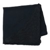 Laura Ashley 05608004 Women's Handkerchief Embroidered Handkerchief, Black