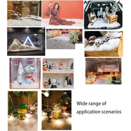 Pack of 2 Artificial Snow, 20 g per Pack, Christmas Simulation Snow Powder, Artificial Snow, Crystal Snow for Decorating and Crafts, Christmas Decorative Snow Powder, Christmas Tree Decoration, Snow,