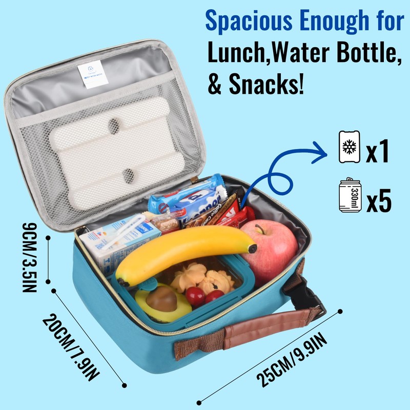 Genteen Lunch Box for Men Women Adults Kids - Insulated
