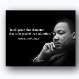 Martin Luther King Jr.- Quotes Wall Art Trio Set- 8 x 10's" (3) Vintage Art Wall Prints- Ready to Frame. Inspirational Home Décor-Office Décor. MLK Jr. Famous Quotes- Love-Character-Keep Moving.