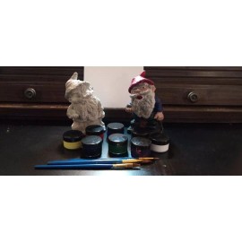 Unbranded Cement Garden Gnome Statues painting kit