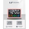 Digital Alarm Clock, with 5.5" Large LED Time Display, Adjustable