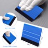 WRAPXPERT Blue Felt Squeegee Kit, 2 Pcs Vinyl Squeegee for