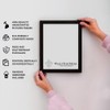wallsthatspeak 12x36 Black Picture Frame for Puzzles Posters Photos or
