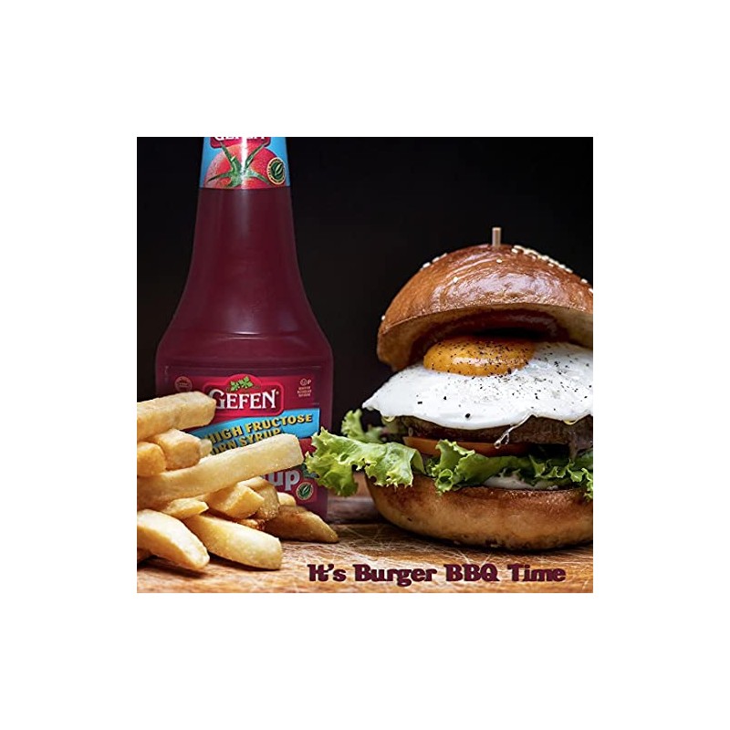 Gefen Fat Free Tomato Ketchup 28oz (2 Pack) All Natural