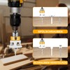 Wood Countersink Drill Set Countersink Drill with Depth Stop, Practical