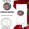 Woman Rose Sobriety Coin (Silver)