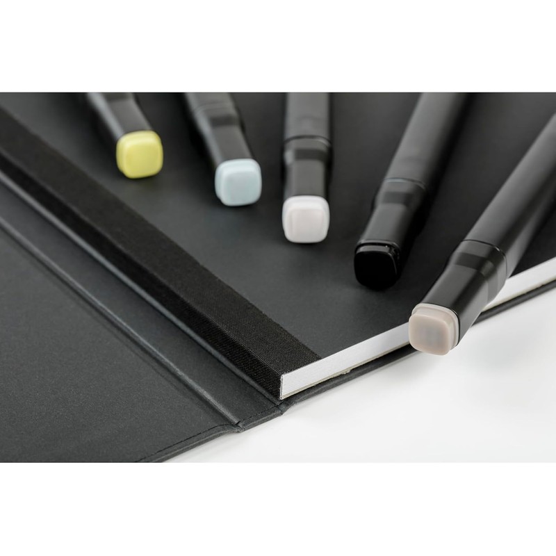 Clairefontaine 975342C Double-Sided Layout Sketchbook, 25 Sheets, DIN A5, 220g,