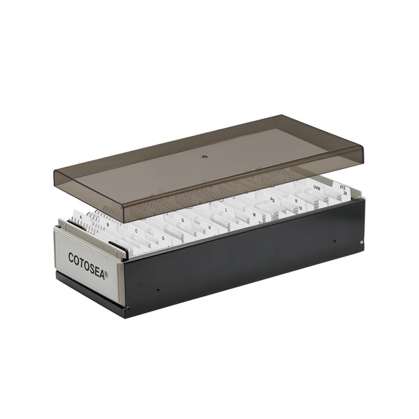 COTOSEA Business Card Holder for Desk, Large Plastic Acrylic Index