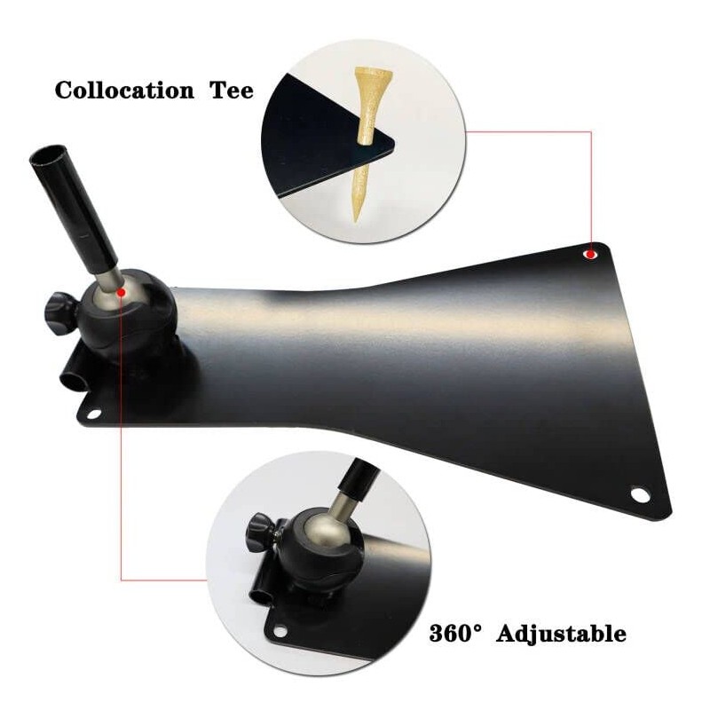 AMRTA Golf Practice Swing Trainer Plate Durable Metal Professional Practice