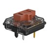 Zjmehty Kailh 1350 Chocolate Brown Low Profile Mechanical Keyboard Switches,Tactile