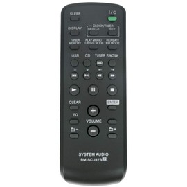 ALLIMITY RM-SCU37B Remote Control Replaces Sony Audio System CMT-BX30R CMT-BX5 CMT-BX5BT CMT-EH25 CMT-EH26 CMT-FX205 CMT-NEZ50 HCD-CBX5 HCD-EX600 MHC-EX600 MHC-EX700 MHC-EX900