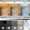 MAYNA Modern Chandelier with Remote Control, Dimmable LED Chandelier with