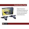 SCD1122H Rear Ceramic Brake Pads and Hardware