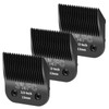 YAZIYIR 3-Pack 3-3/4FC Detachable Dog Grooming Steel Blades - Compatible