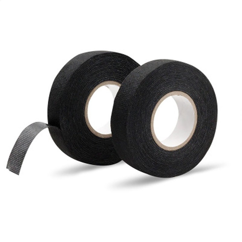 2Pcs Automotive Wiring Harness Tape Easy Tearing Noise Reduction Heat