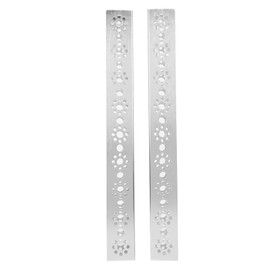 2pcs 17 Holes U Beam Aluminum Channels Robot Parts fit for Tetrixrobotics