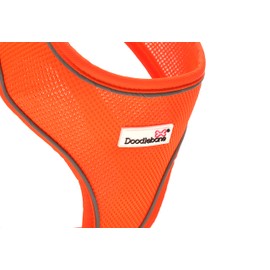 Doodlebone Airmesh Harness, Tangerine, 4