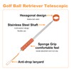 Smloplom Golf Ball Retriever Telescopic, 9Ft Golf Ball Retriever for