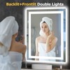 Hivone 28X36 LED Bathroom Mirror with Lights, Anti-Fog, Dimmable, Backlit