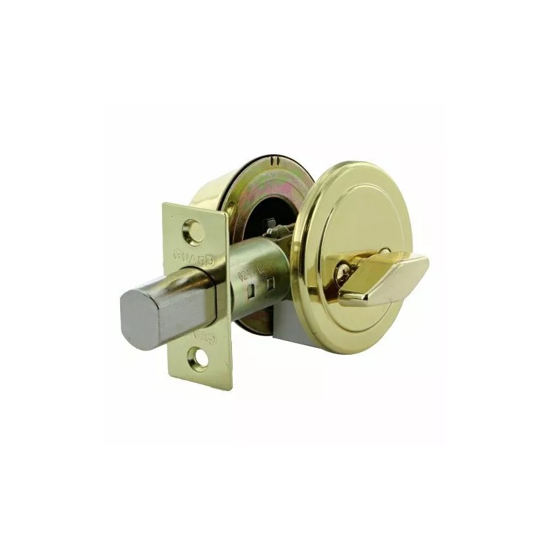 Guard Security 281HDPB Single Cylinder Deadbolt Door Lock in Polished
