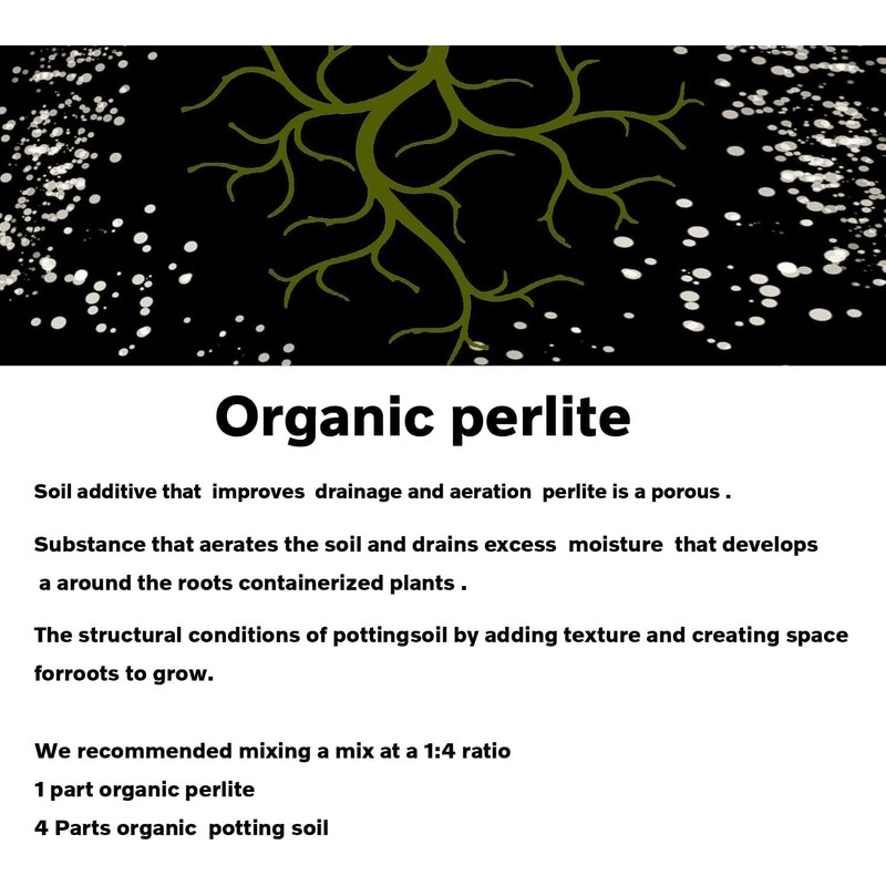 50 QT Professional Grade Horticultural Organic Vermiculite and Perlite (Perlite,