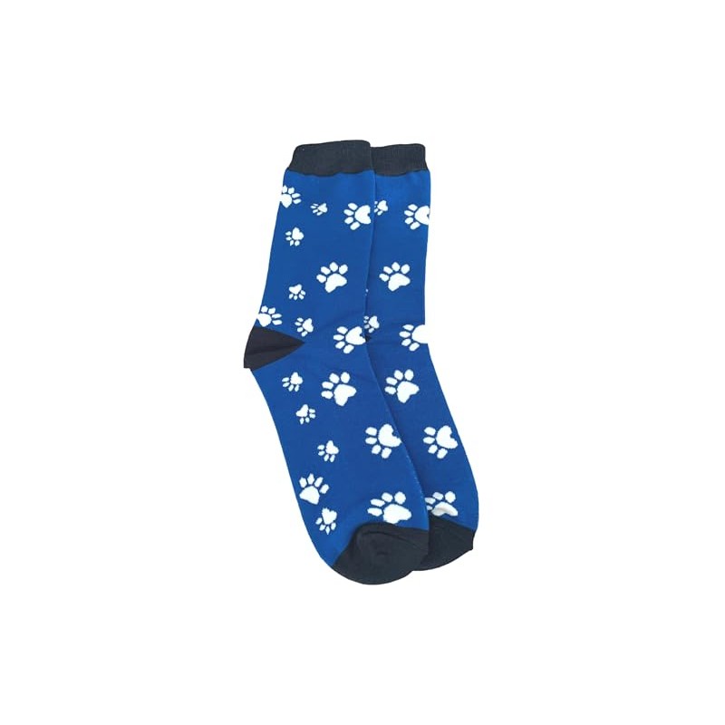 Purple Possum® Mens Socks Dogs Paw Prints Novelty Fun Cats
