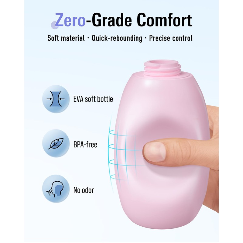 High Pressure Portable Bidet for Travel,Foldable Flip-Top Peri Bottle with