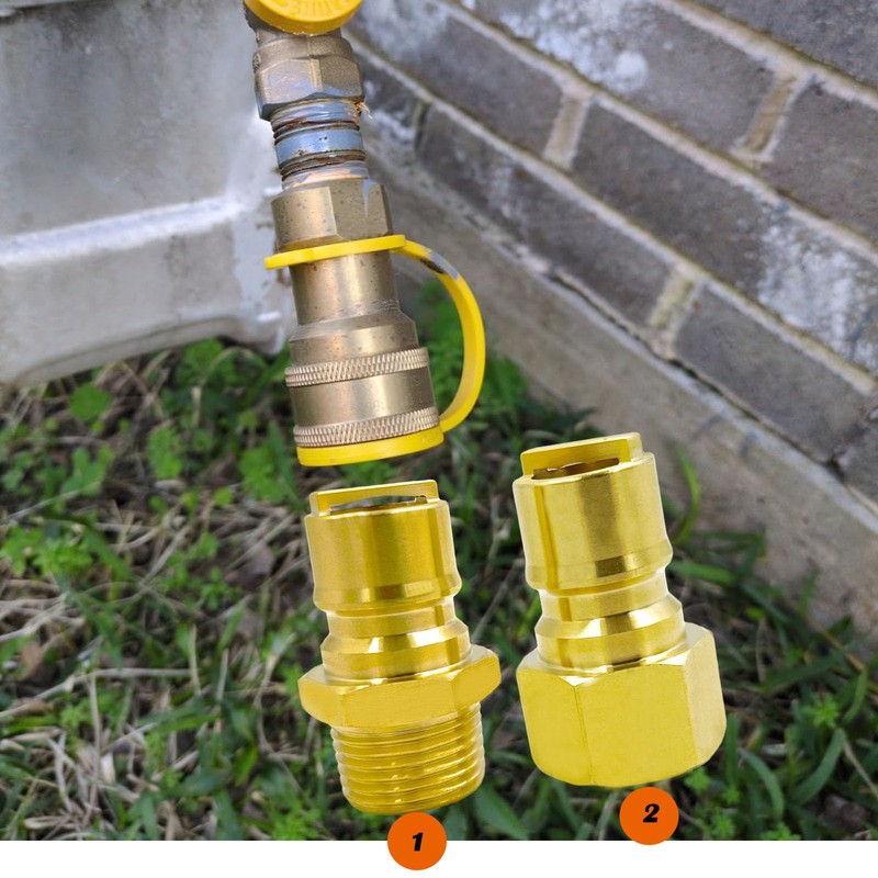 MENSI 1/2 “ Quick Connect Disconnect Male Plug Fittings X
