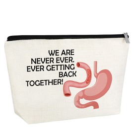 Gfhzdmf Surgery Gastric Awareness Gift Makeup Bag Gastric Sleeve Medical Gift for Docter Sister Mom Aunt Cosmetic Bag with Zipper Christmas Birthday Gifts for Patient Zipper Travel Pouch