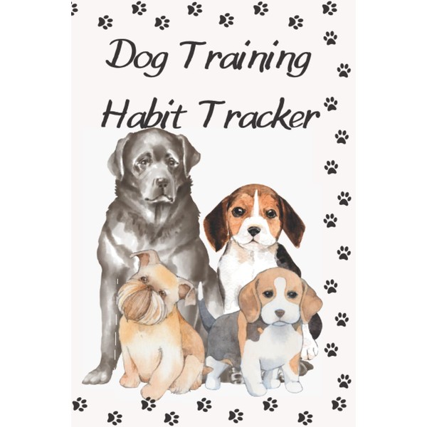 Dog Training Habit Tracker: 5 year Tracking logbook