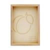 KING 815088 JWC-L-WH Photo Frame, Wooden Frame, L, White