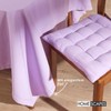 Homescapes Lilac Tablecloth with Hemstitch 100% Cotton 137 x 228
