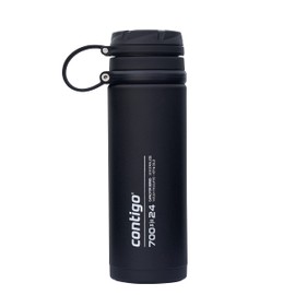 Contigo Fuse Stainless Steel Water Bottle, 100% Leak-Proof, Large Water Bottle with Wide Screw Cap, Keeps Drinks Cold for up to 30 Hours, Premium Outdoor Thermal Flask, 700 ml
