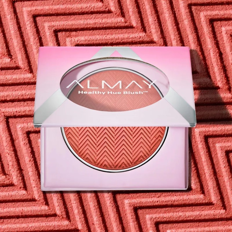 Rubor Almay Healthy Hue Blush Tono 200 So Peachy Polvo