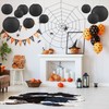 Jangostor Pack of 20 Black Paper Lanterns, Round Paper Lanterns,