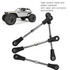 4pcs RC Steering Tie Rod Adjustable Rear Upper Linkage Rod